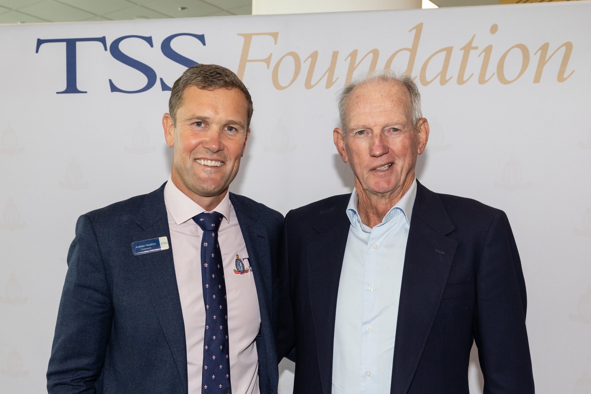 Wayne Bennett with Andy